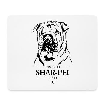 Shar Pei Dad Dog Dog Wilsigns - Mouse Pad (horizontal) - white - Front