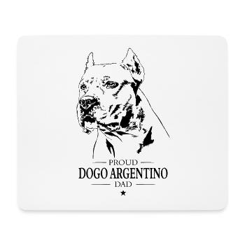 Dogo Argentino Dad Dog Dog Wilsigns - Mouse Pad (horizontal) - white - Front