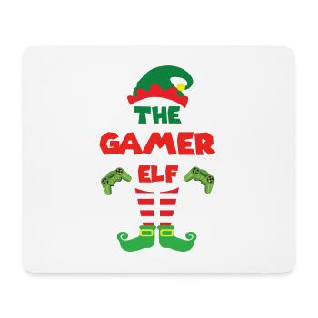 Elfe Gamer - Tapis de souris (format paysage) - blanc - Devant