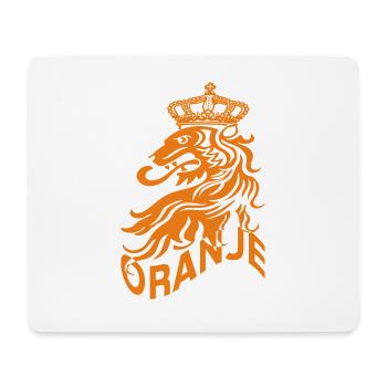 Dutch Lion - Dutch Lion - Orange - Left - Mouse Pad (horizontal) - white - Front