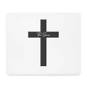 Jesus Kreuz - Jesus der Retter! Christliche Kleidung - Mousepad (Querformat) - Weiß - Vorne