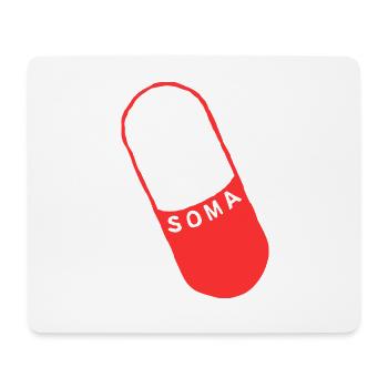 Soma Schöne neue Welt - Mousepad (Querformat) - Weiß - Vorne
