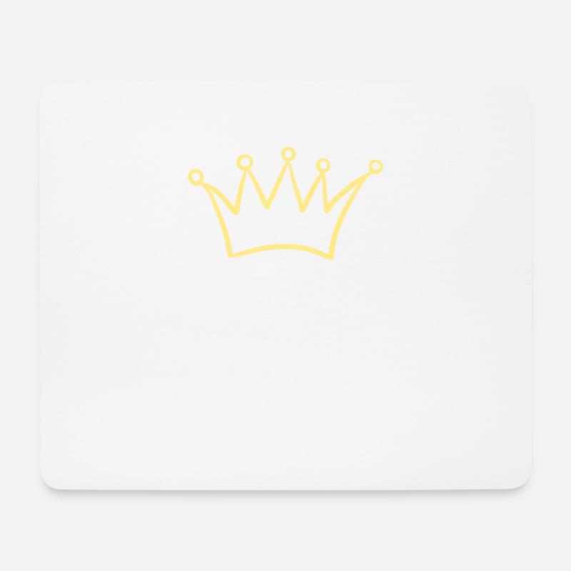 Crown - Mouse Pad (horizontal) - white