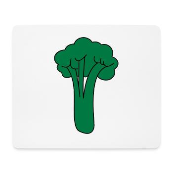 broccoli - Mouse Pad (horizontal) - white - Front