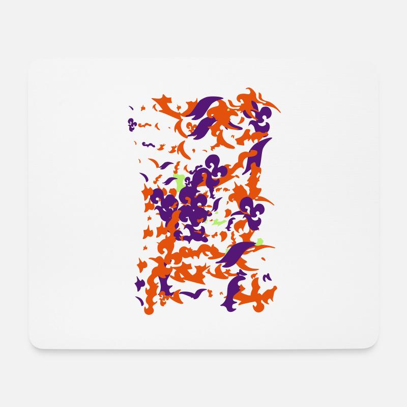 travail abstrait - Tapis de souris (format paysage) - blanc