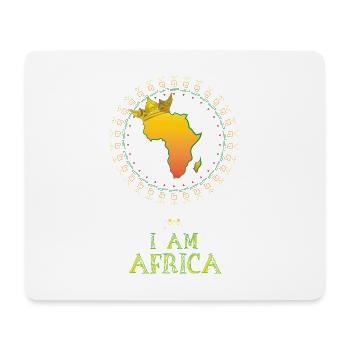 Continent africain - Tapis de souris (format paysage) - blanc - Devant