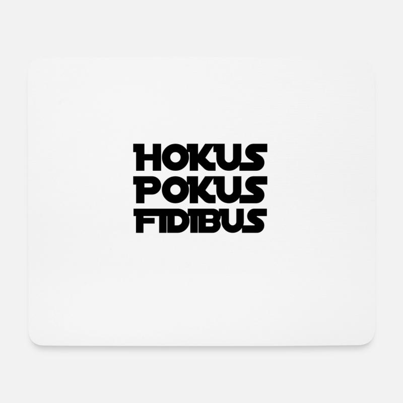 HOKUS POKUS FIDIBUS - Mousepad (Querformat) - Weiß