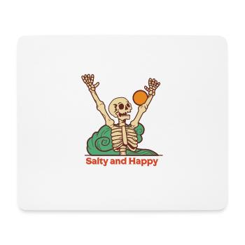 Salty & Happy - Mouse Pad (horizontal) - white - Front