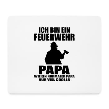Feuerwehr - Mousepad (Querformat) - Weiß - Vorne