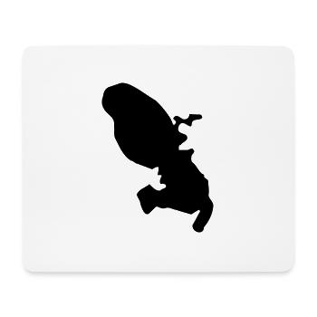 Martinique - Tapis de souris (format paysage) - blanc - Devant