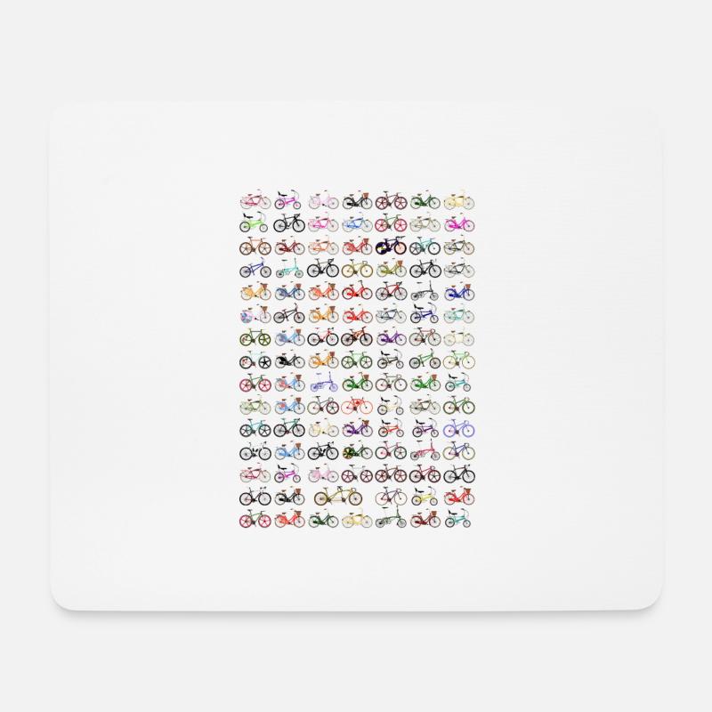 Bikes - Mouse Pad (horizontal) - white