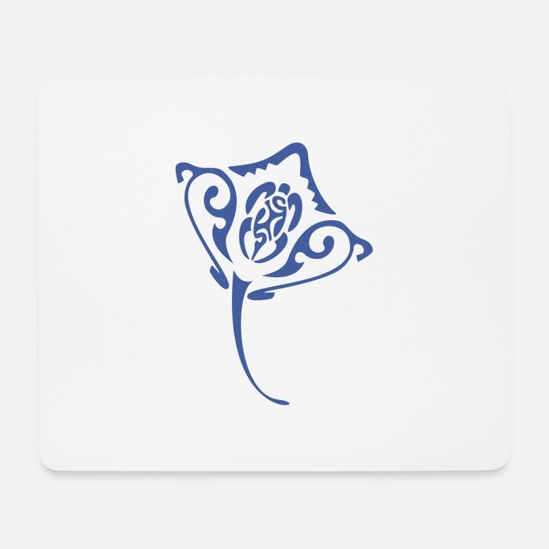 Adlerrochen - Mousepad (Querformat) - Weiß
