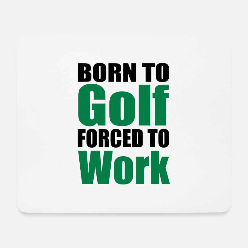 Golf - Mousepad (Querformat) - Weiß