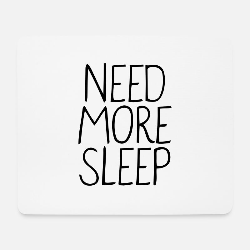 Sleep - Mouse Pad (horizontal) - white