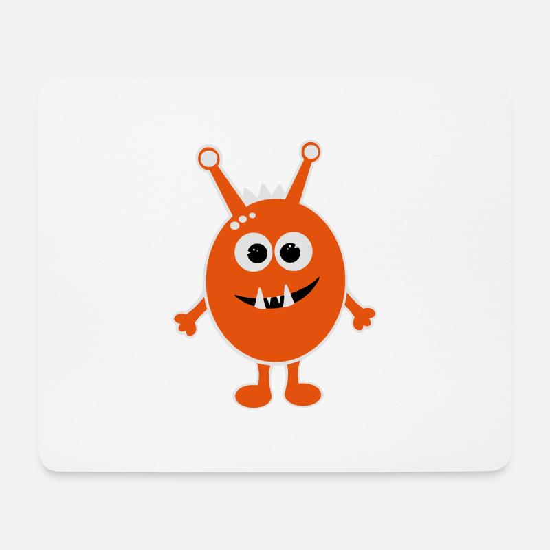 Monster - Mousepad (Querformat) - Weiß
