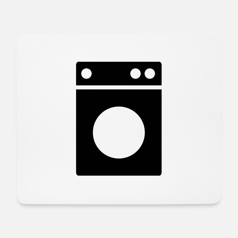waschmaschine - Mousepad (Querformat) - Weiß