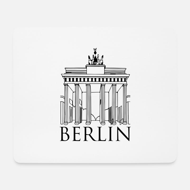 berlin - Mousepad (Querformat) - Weiß