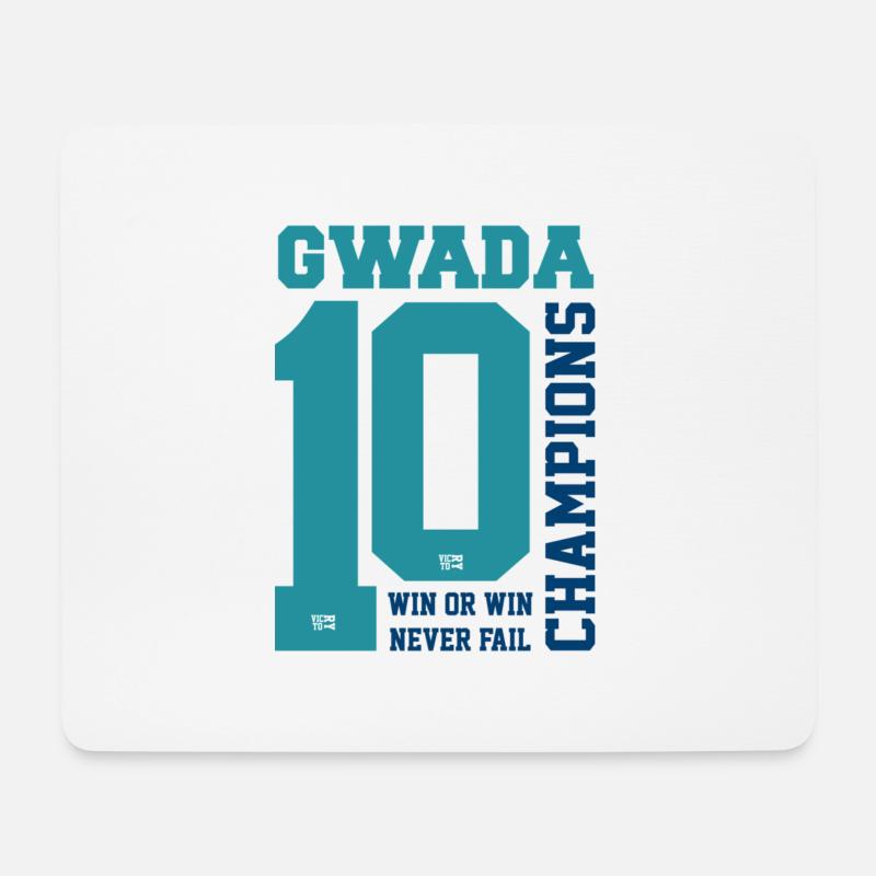 gwada2 - Mouse Pad (horizontal) - white