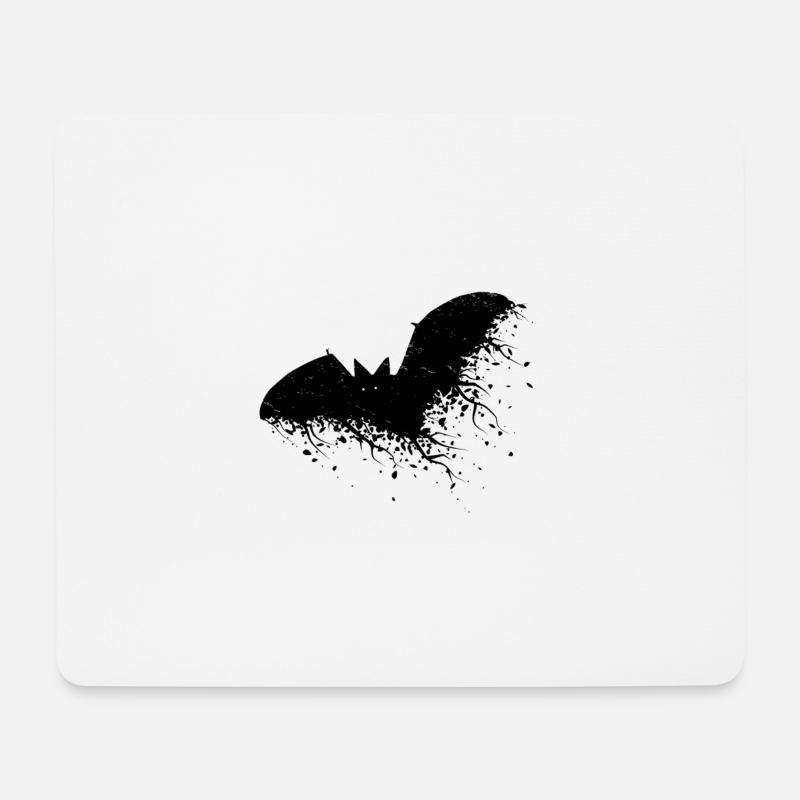 Bat from the Woods - Mouse Pad (horizontal) - white