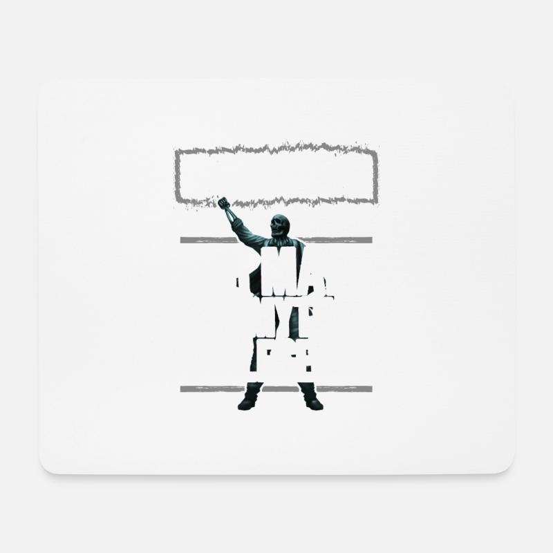 BAUZEICHNER - Mythos - Mousepad (Querformat) - Weiß