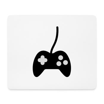 games - Mousepad (Querformat) - Weiß - Vorne