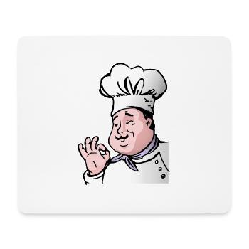 Chefkoch - Mousepad (Querformat) - Weiß - Vorne
