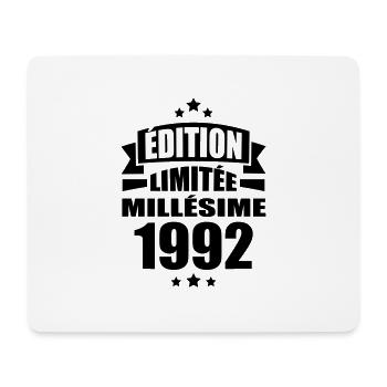 édition limitée millésime 1992 - Tapis de souris (format paysage) - blanc - Devant