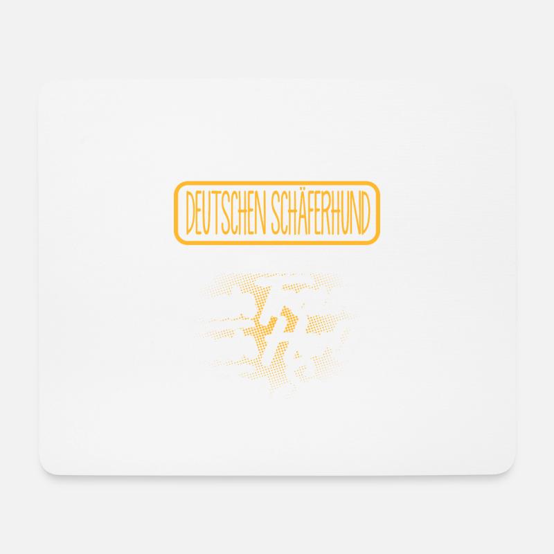 SCHÄFERHUND - Traum - Mousepad (Querformat) - Weiß