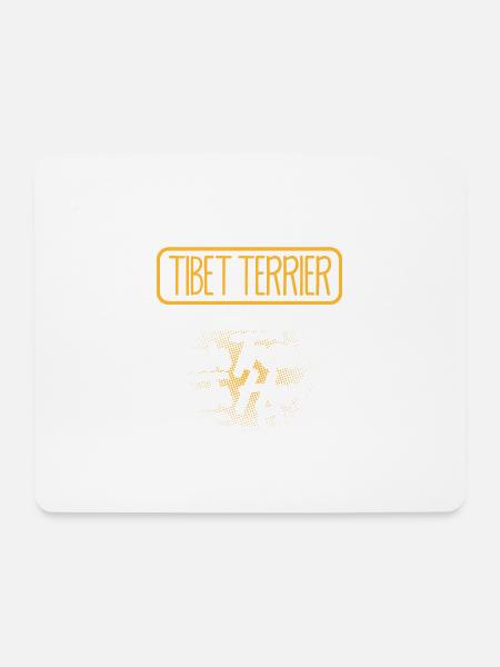 TIBET-TERRIER - Traum - Mousepad (Querformat) - Weiß