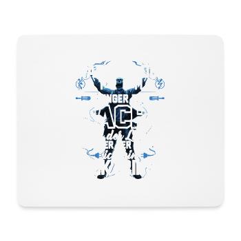 Elektriker - Bezwinger - Mousepad (Querformat) - Weiß - Vorne