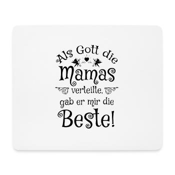 Die Beste Mama - Mousepad (Querformat) - Weiß - Vorne