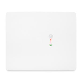 Ich bin 49 Plus Goft Ball für Golfer - Mousepad (Querformat) - Weiß - Vorne