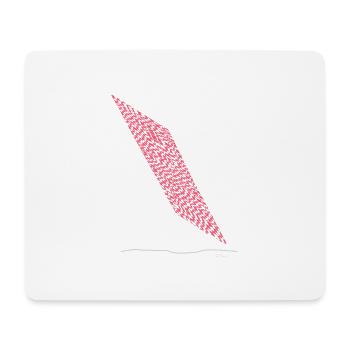 Line color - Mousepad (Querformat) - Weiß - Vorne
