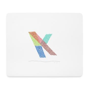 Abstract design graffiti veggie - Mouse Pad (horizontal) - white - Front