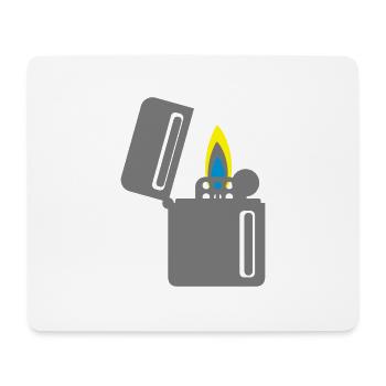 lighter - Mouse Pad (horizontal) - white - Front