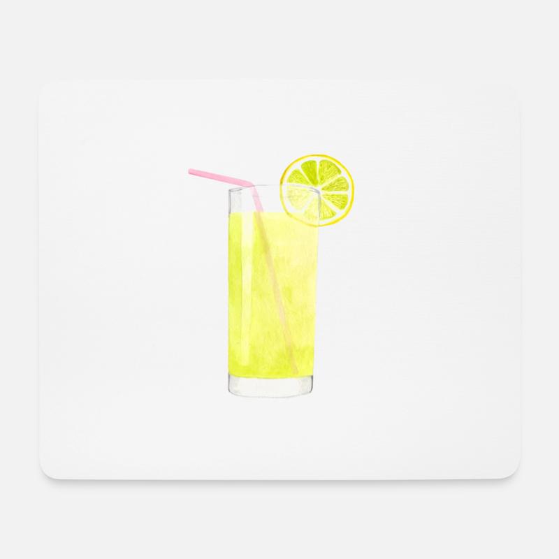 Limonade - Mousepad (Querformat) - Weiß