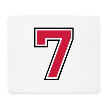 7__f2 - Mousepad (Querformat) - Weiß - Vorne