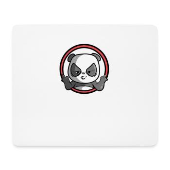 Panda - FUCK YOU - Mousepad (Querformat) - Weiß - Vorne