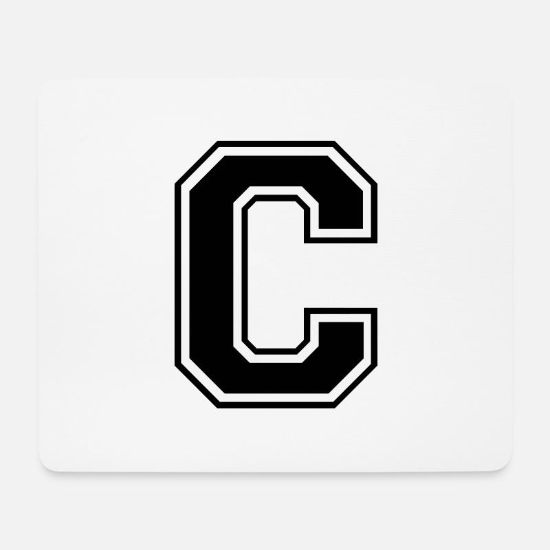 c - Mousepad (Querformat) - Weiß