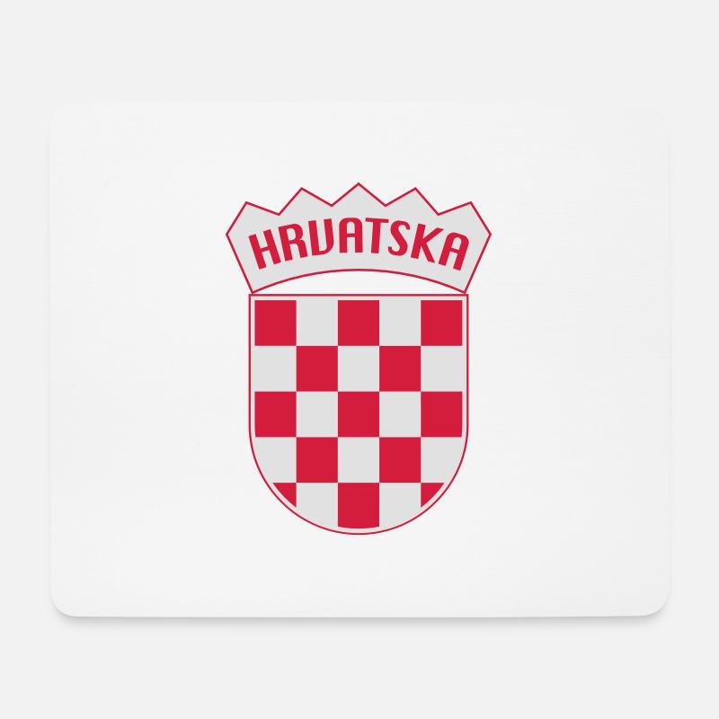 Hrvatska - Mousepad (Querformat) - Weiß