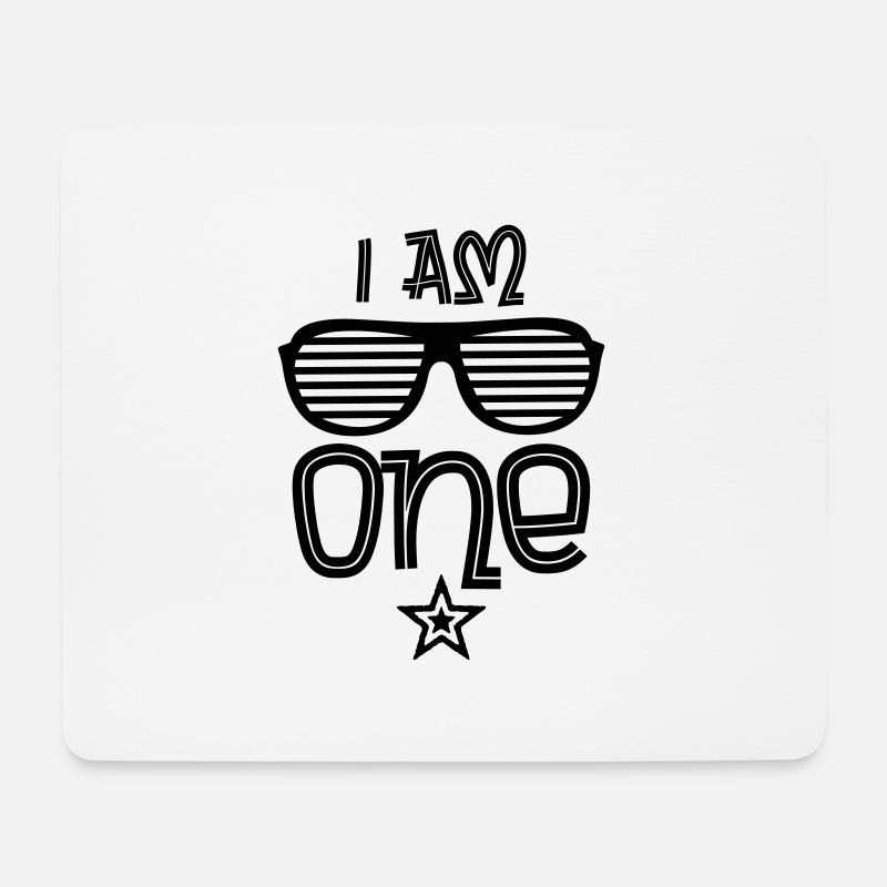 Erster Geburtstag - Mousepad (Querformat) - Weiß