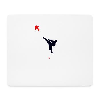 Kung Fu - Mousepad (Querformat) - Weiß - Vorne