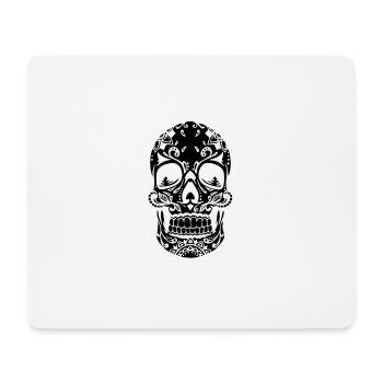 Skull Skull Skeleton Tattoo Gift - Mouse Pad (horizontal) - white - Front