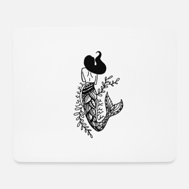 Mermaid Sirena - Mouse Pad (horizontal) - white