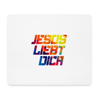 Jesus loves you - Mouse Pad (horizontal) - white - Front