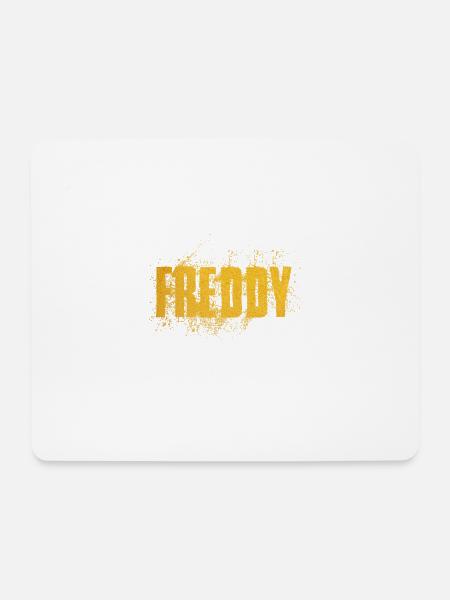 Freddy - Mousepad (Querformat) - Weiß