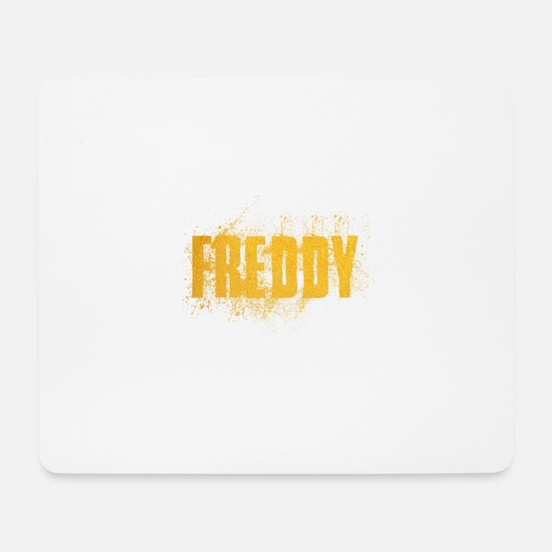 Freddy - Mousepad (Querformat) - Weiß