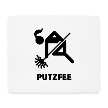 Putzfee / femme de ménage - Tapis de souris (format paysage) - blanc - Devant
