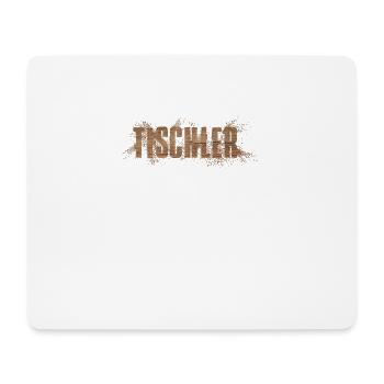 Tischler - Mousepad (Querformat) - Weiß - Vorne