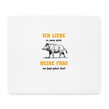 hunting - Mouse Pad (horizontal) - white - Front